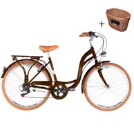 KENZEL Gradski bicikl Bellissima Royal, 26", smeđa